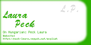 laura peck business card